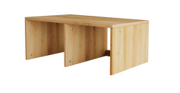 Bird bookshelf - extension - solid, oiled alder wood